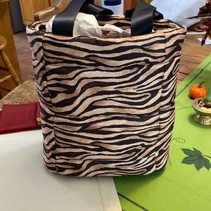 Fabulous animal stripe tote